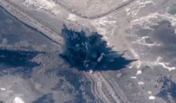 مقتل مفرزة إرهابية بضربة جوية في وادي الشاي