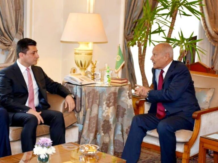 شواني لـ ابو الغيط : بغداد تتطلع لاستضافة الدورة الـ ٣٩ لاجتماع وزراء العدل العرب