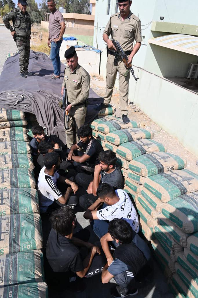 للمرة الثانية في غضون شهر .. شرطة كركوك تحبط محاولة تهريب 30 أجنبيا