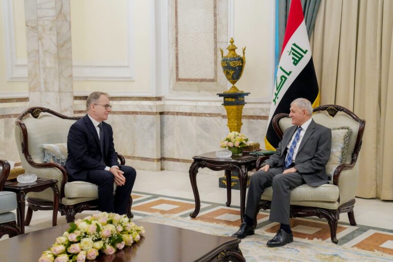 رئيس الجمهورية يشدد على أهمية تطوير التعاون الثنائي بين العراق وإيطاليا
