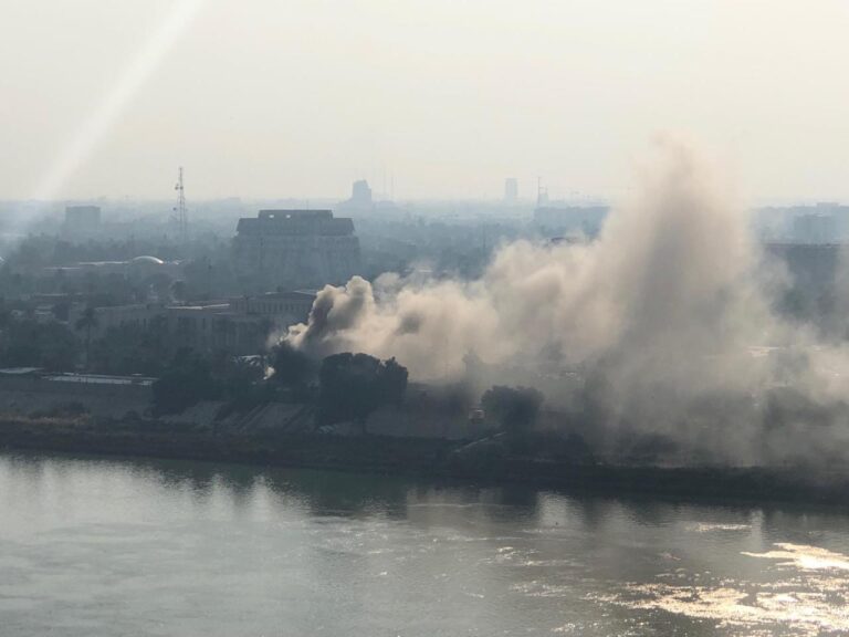 حريق في المنطقة الخضراء .. من بين اضراره