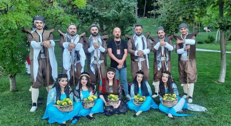تألق فرقة كركوك للفنون الشعبية في مهرجان روما للثقافات المختلفة
