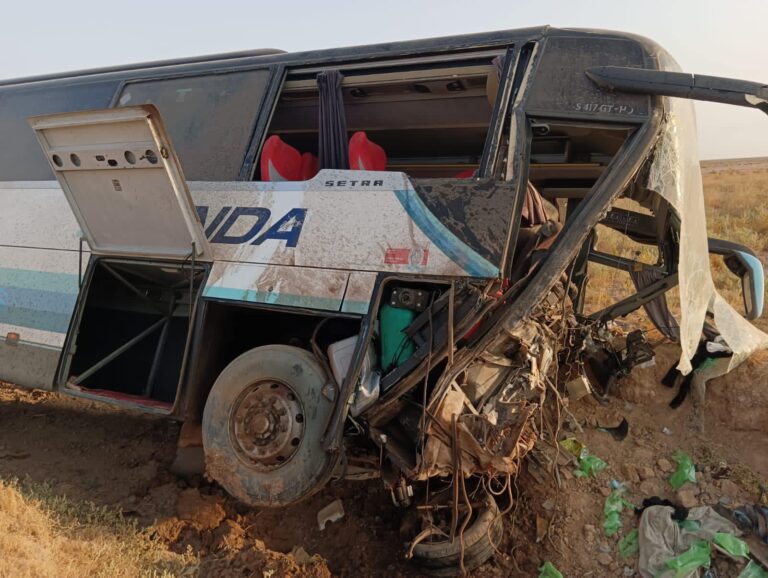 النعاس والسرعة المفرطة يتسببان بحادث مروري فظيع في ميسان