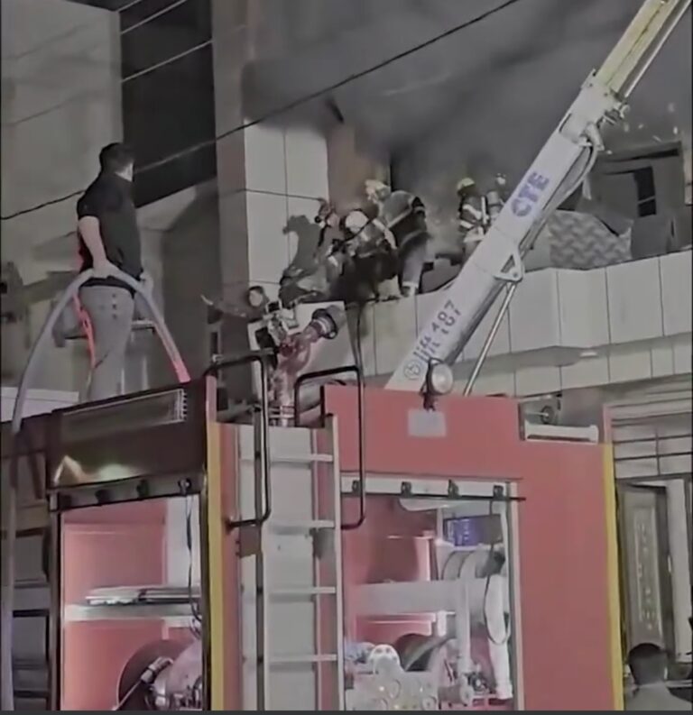 مصرع ١٤ شخصا وإصابة العشرات في حريق اندلع بالأقسام الداخلية في سوران بأربيل