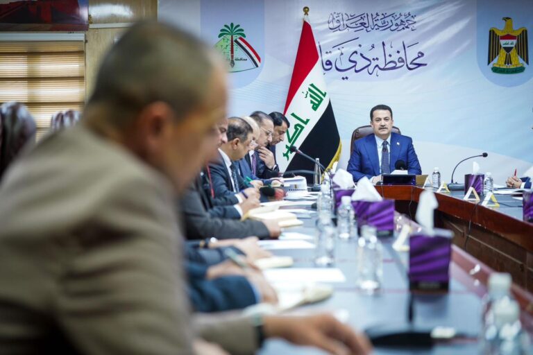 السوداني يعلن عن عدد من المشاريع التنموية في ذي قار