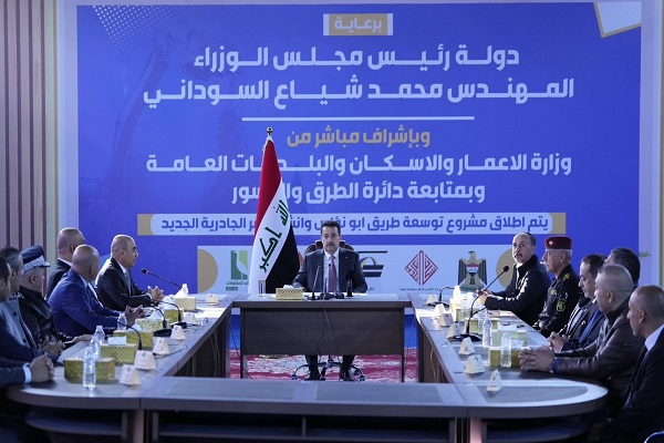 على نهر دجلة .. السوداني يطلق جسرا متعدد المسارات