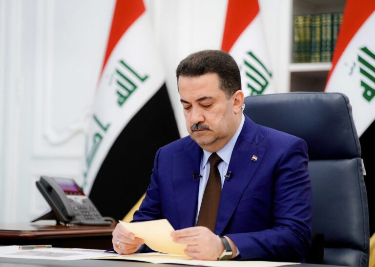 السوداني يعزي مسعود بارزاني بوفاة شقيقته