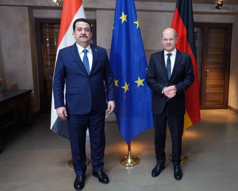 السوداني يؤكد حرص العراق على تطوير العلاقات مع ألمانيا في مجال الطاقة