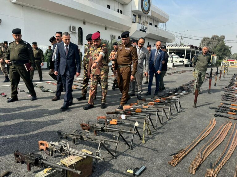 شرطة واسط تكشف الأسلحة المضبوطة خلال 90 يوما