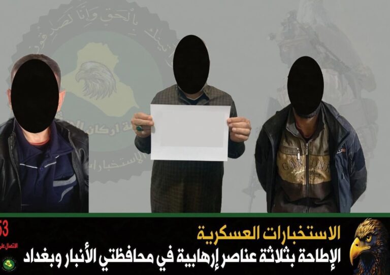 القبض على ثلاثة عناصر إرهابية في محافظتين