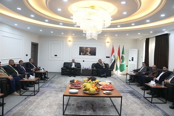 الاتحاد الوطني ومجلس نينوى يبحثان آليات التنسيق المشترك ووضع المكونات