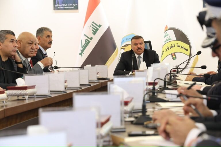 الشمري يوجه برفع الغرامات للعجلات المرقمة برقم شمالي الى مرور الإقليم لتغريم المخالفين منهم