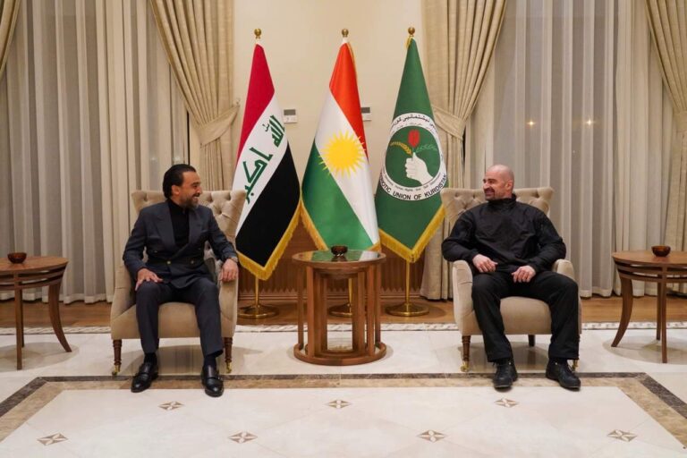 طالباني والحلبوسي يؤكدان أهمية التوصل لنتيجة إيجابية بشأن إدارة كركوك