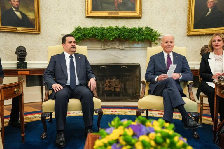 السوداني يلتقي بايدن ويؤكد أن العراق بطور التعافي ويشهد تنمية في المشاريع الخدمية