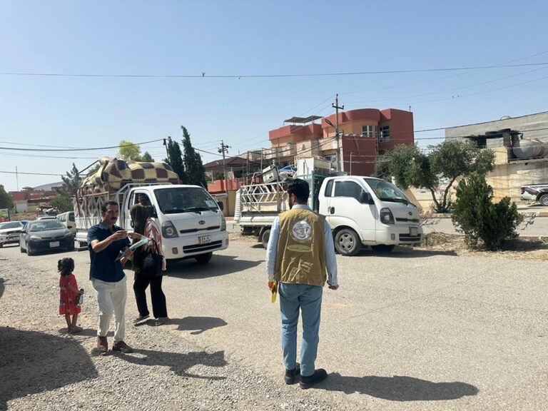 عودة أكثر من (٣٠٠) نازح إلى مناطقهم الأصلية في سنجار