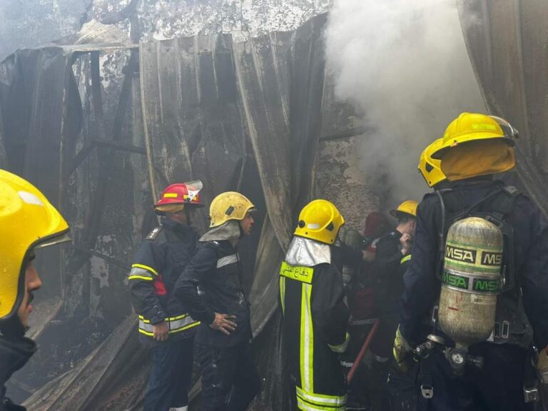 حريق يلتهم 150 محلا في قيصرية كركوك الأثرية