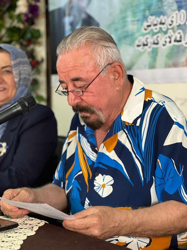 التجربة الفنية والعطاء الثر للفنان علي کریم في ندوة ثقافية بكركوك