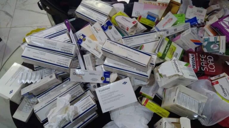 ضبط 20 طن أدوية منتهية و9 آلاف علبة دوائية مجهولة المصدر في بغداد