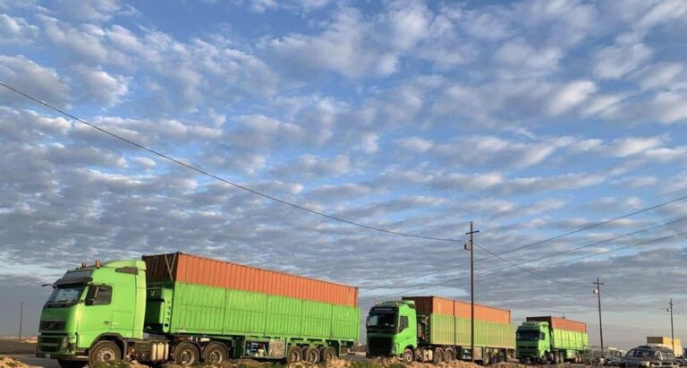 الأسطول البري يُحقق (1539) نقلة لمختلف الحمولات خلال حزيران