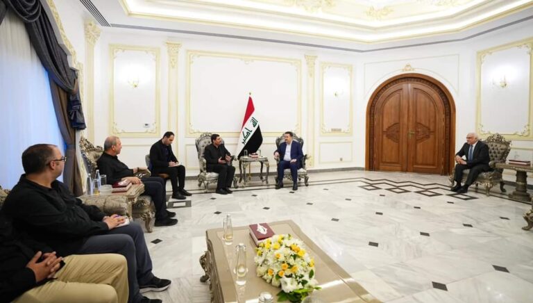 السوداني يستقبل النائب الأول للرئيس الإيراني السابق