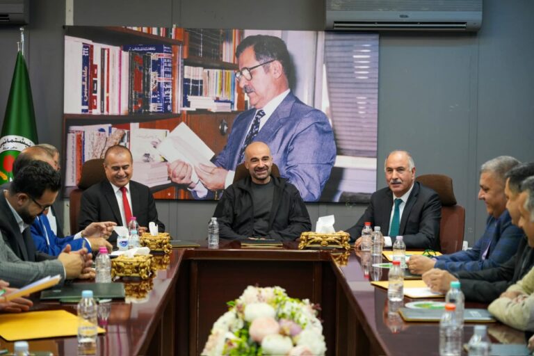 بافل جلال طالباني يزور مكتب إعلام الاتحاد الوطني في السليمانية