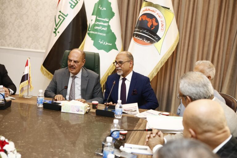 نقابة الصحفيين تدعو الى اهمية ابراز القضايا الوطنية في التناول الاعلامي