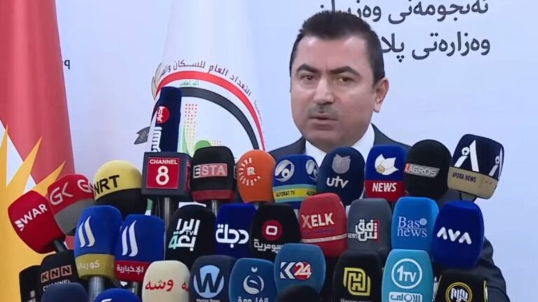 تخطيط الإقليم: عدد سكان كوردستان بلغ 6.5 مليون خلال النتائج الأولية