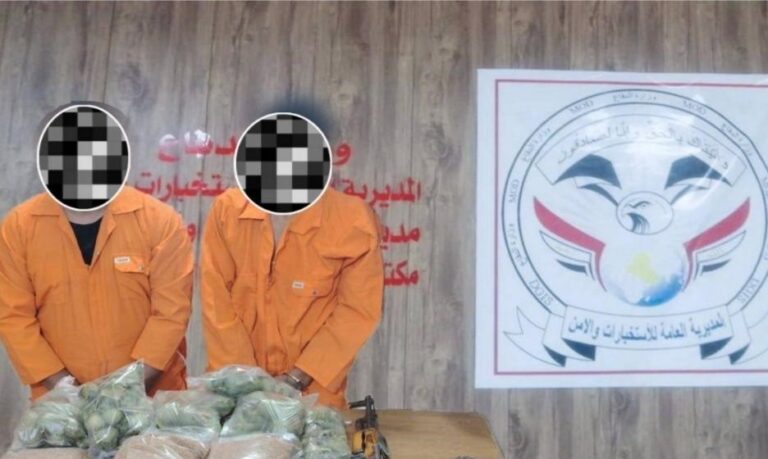 الإطاحة بتاجري مخدرات يقومان بزراعة نباتات مخدرة في ذي قار