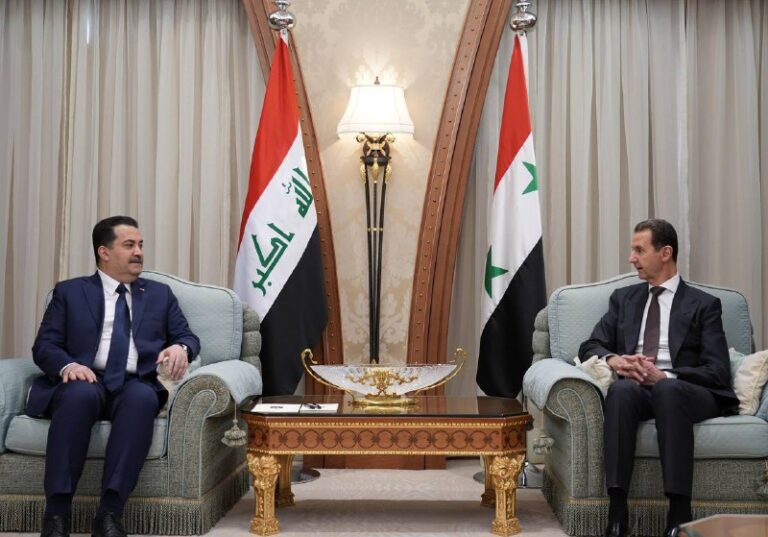 السوداني والاسد يؤكدان ضرورة تنسيق المواقف خلال قمة الرياض