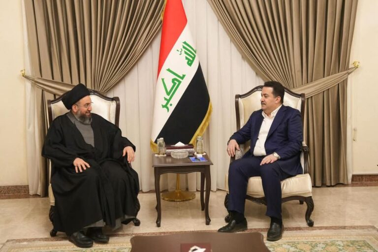 السوداني والحكيم يتناولان الأحداث السورية والأمن العراقي