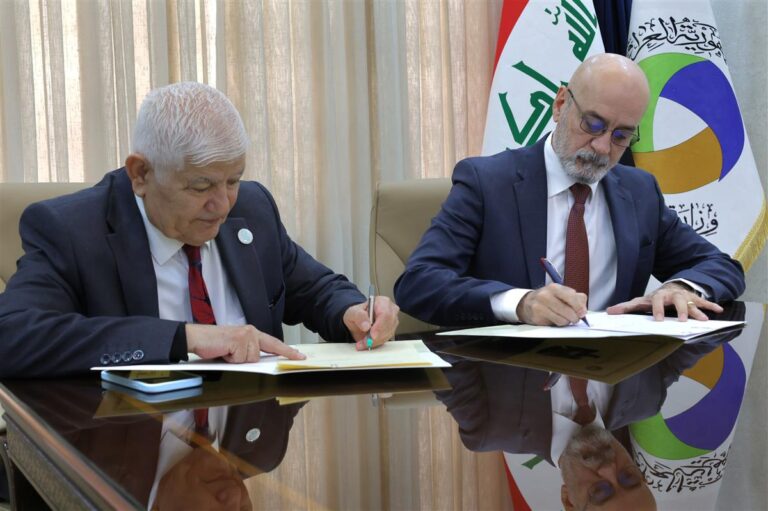 توقيع مذكرة تفاهم بين مؤسسة الرئيس جلال طالباني ووزارة البيئة العراقية