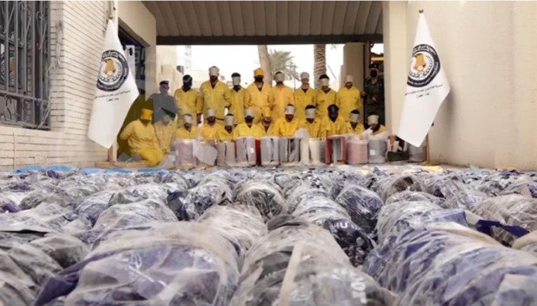 ضبط (183) كغم من المخدرة والقبض على المتاجرين بها في بغداد