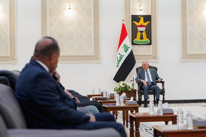 رئيس الجمهورية يؤكد أهمية مواصلة العمل على تعزيز أمن واستقرار ديالى
