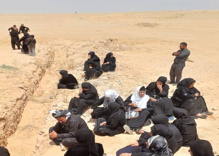 ذوو المؤنفلين يطالبون بغداد بحقوقهم ويذرفون الدموع في نقرة السلمان