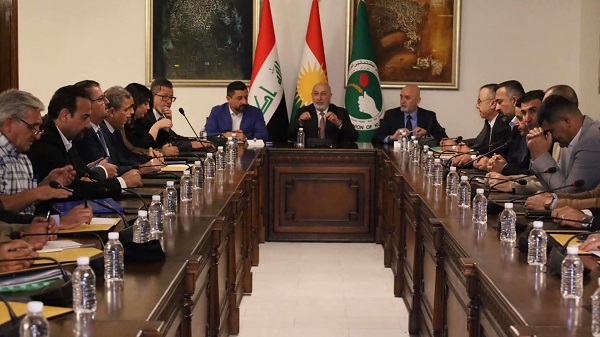 المكتب السياسي يبحث تقوية التعاون بين الاتحاد الوطني والحكومة الاتحادية