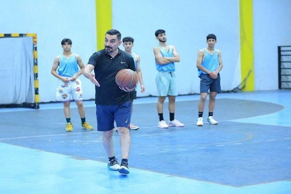 منتخب الناشئين بكرة السلة يواصل تحضيراته لبطولة غرب آسيا