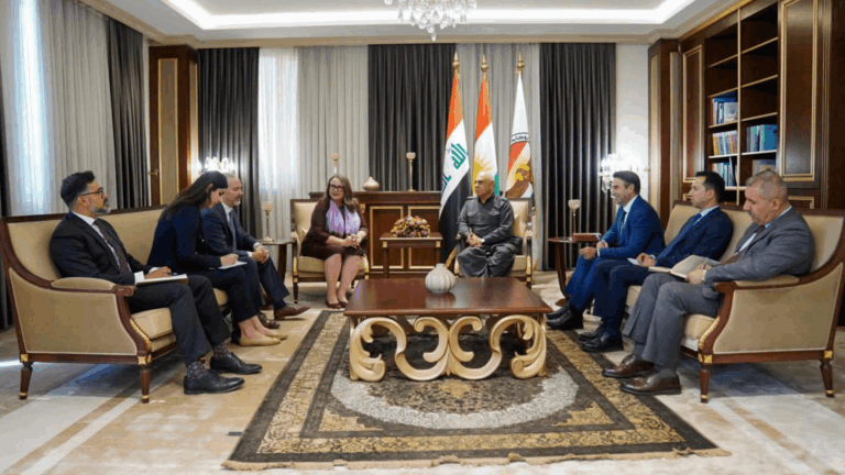 جعفر شيخ مصطفى يهنئ القنصل الامريكي الجديد