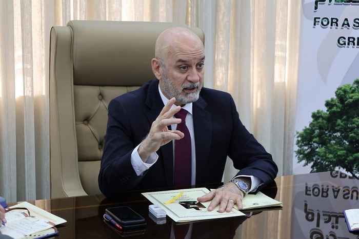 هه لو العسكري : وضع العراق الجغرافي يجعله شريكاً طبيعياً للدول النامية غير الساحلية