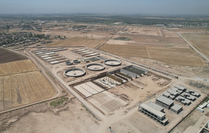 إنجاز (66)% من مشروع تدوير المياه الثقيلة في بعقوبة