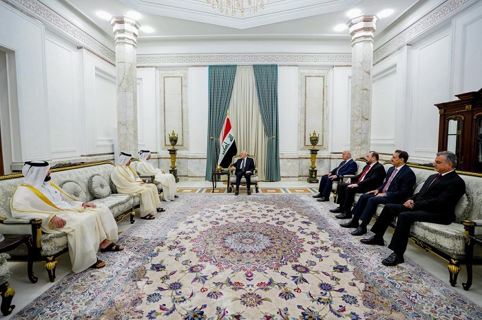 رئيس الجمهورية : العراق يرفض أي تهديد يمس أمن قطر وسيادتها
