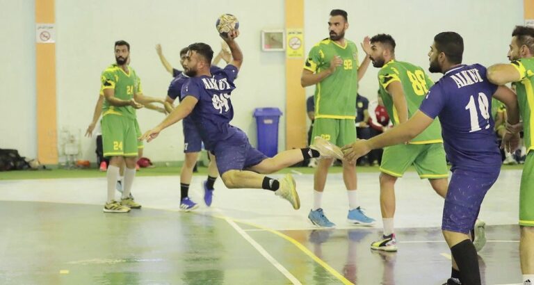 دوري النخبة لكرة اليد.. انتصارات للكوت والحشد وديالى والجيش