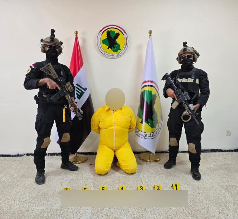 جهاز مكافحة الإرهاب يعتقل إرهابيا في كركوك ويدمر جحورا لبقايا عناصر داعش