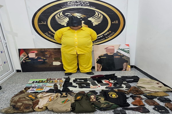 الداخلية تعلن القبض على منتحل صفة ضابط برتبة لواء في كربلاء