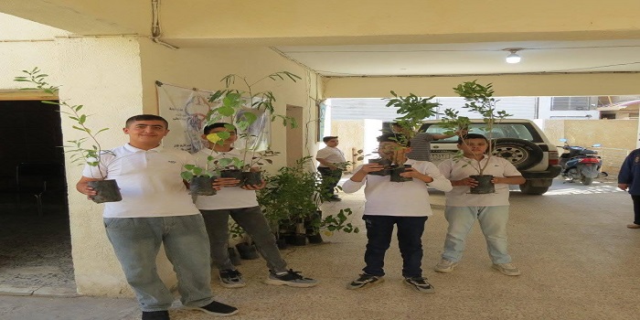 بيئة بابل تطلق حملة تشجير المدارس