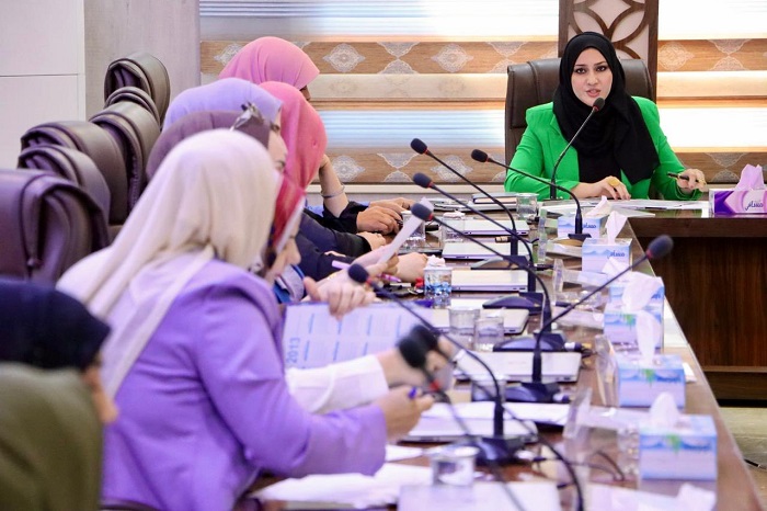 شؤون المرأة في جامعة كركوك تبحث تطوير بيئة العمل