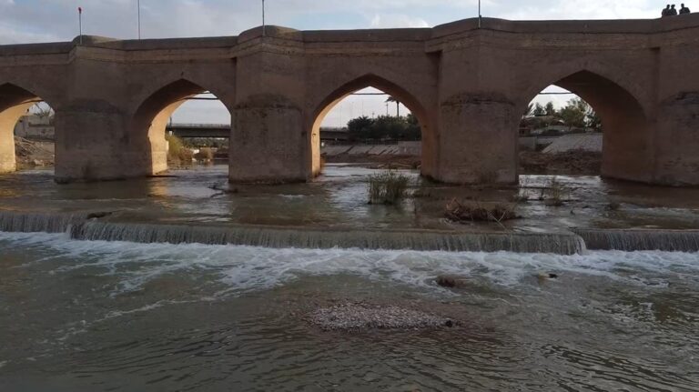 الأمطار تعيد الحياة والأمل لنهر الوند في خانقين