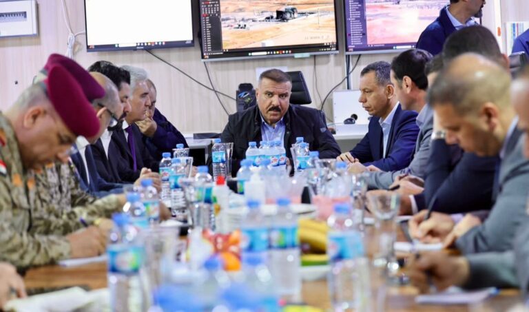 وزير الداخلية يصل حقل كورمور للوقوف على تداعيات الاعتداء