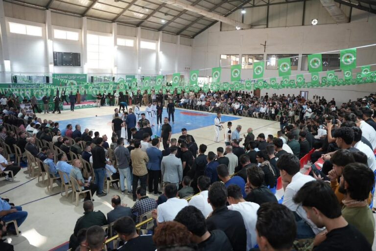 كركوك .. الرياضيون يعلنون دعمهم لقائمة الاتحاد الوطني الكوردستاني رقم 222