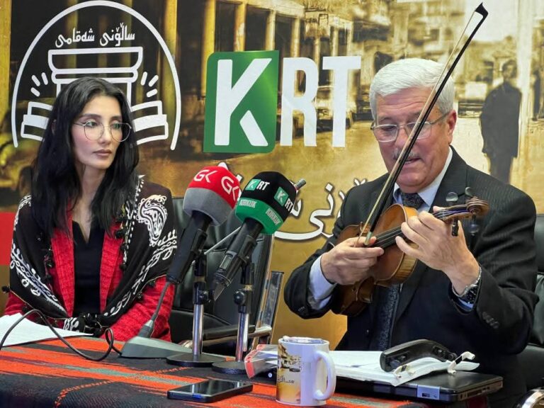 الفنان الموسيقي جالاك صديق في ضيافة صالون شارع الجمهوري بكركوك