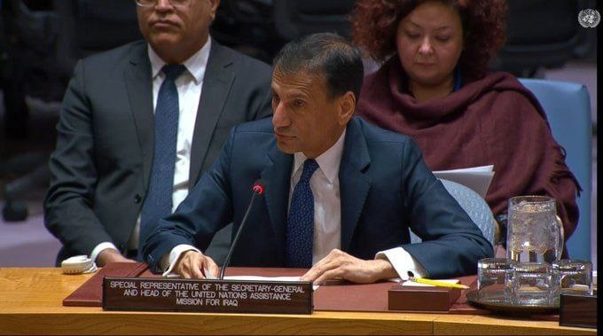 الحسان في إحاطته الأخيرة: آمل حل المسائل العالقة بين حكومتي المركز والإقليم